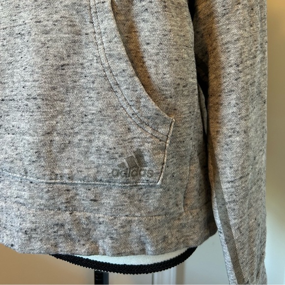 Adidas Cozy Gray Hoodie - Picture 3 of 7
